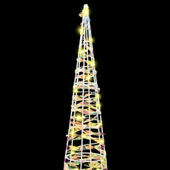 vidaXL Christmas Tree 3 pcs 90 LEDs Warm white 20 x 20 x 80 cm PET 6