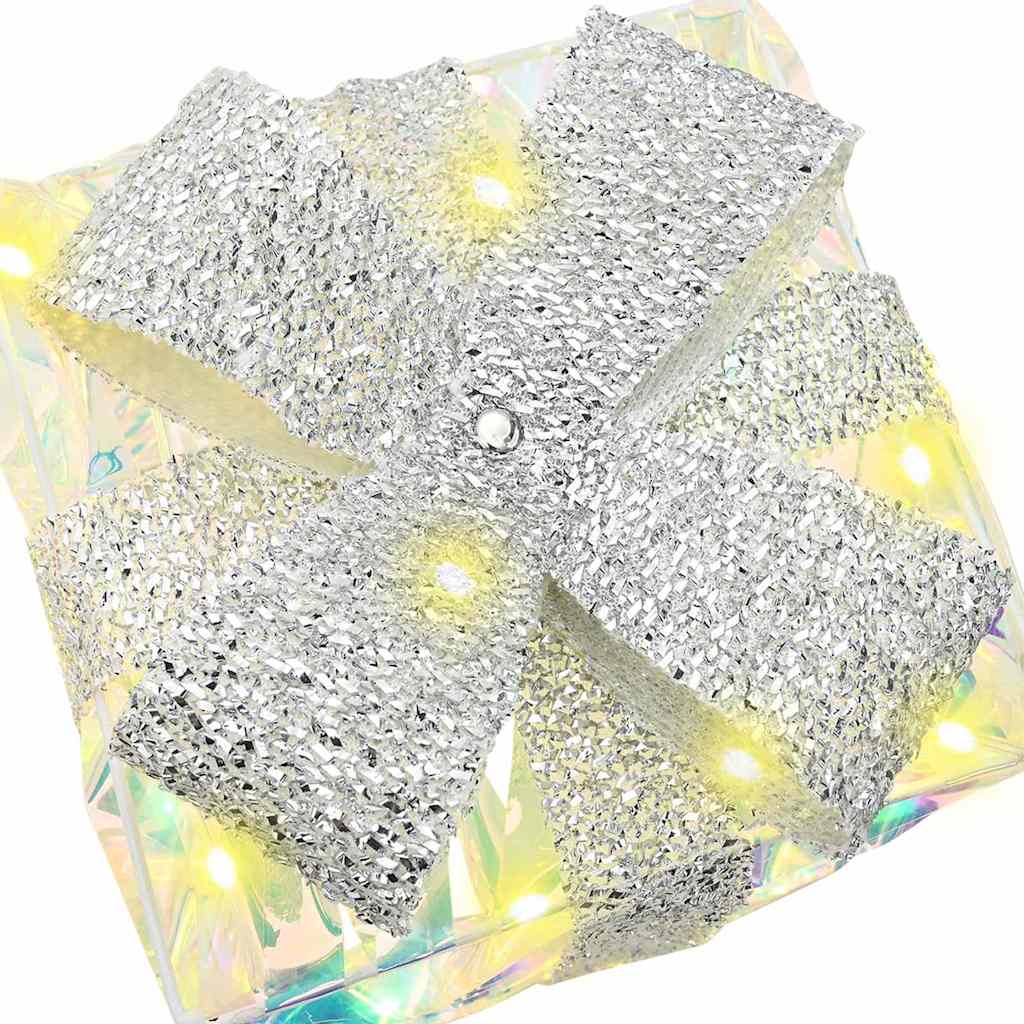vidaXL Lighted Christmas Gift Box 3 pcs 150 LEDs Warm White 6
