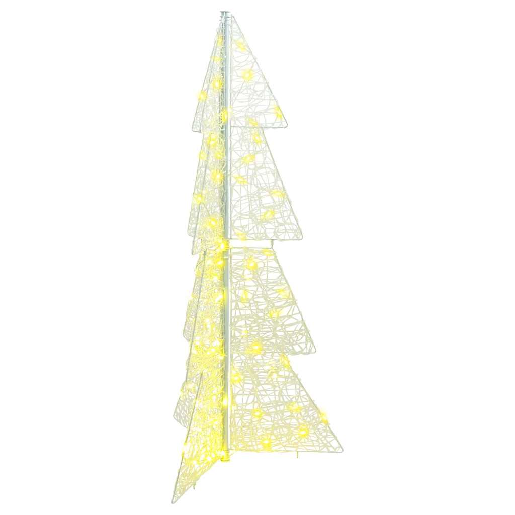 vidaXL Christmas Tree 100 LEDs Warm White 120 cm Acrylic 2