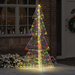 Christmas Tree Acrylic 100 LEDs Multicolour 180 cm