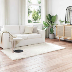vidaXL Faux Sheepskin Rug TAFALLA White 80 x 200 cm Polyester 1