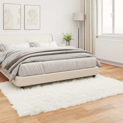 vidaXL Faux Sheepskin Rug TAFALLA White 120 x 170 cm Polyester 4