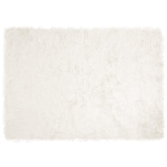 vidaXL Faux Sheepskin Rug TAFALLA White 140 x 200 cm Polyester 2