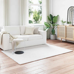 vidaXL Anti-Slip Faux Rabbit Fur Rug OLITE White 120 x 170 cm 1