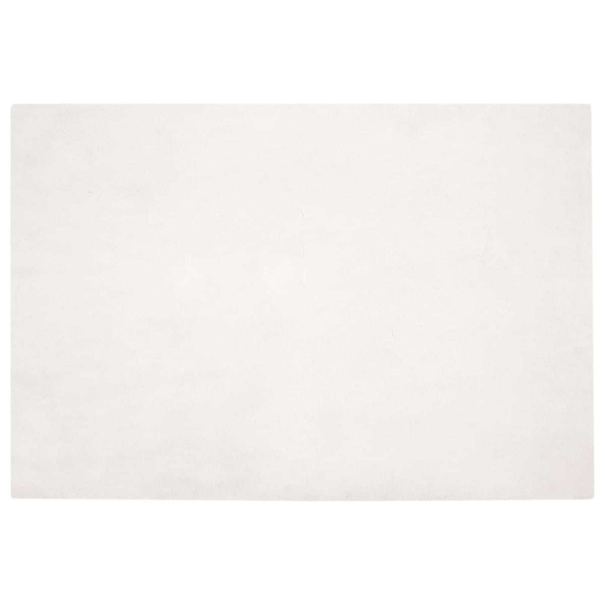 Anti-Slip Faux Rabbit Fur Rug OLITE Polyester Cream 50 x 80–Ø 160 cm 120 x 170 cm