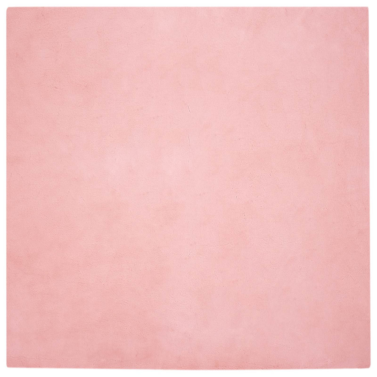Anti-Slip Faux Rabbit Fur Rug OLITE Polyester Pink 200 x 200 cm