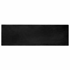 vidaXL Anti-Slip Faux Rabbit Fur Rug OLITE Black 80 x 250 cm Polyester 2