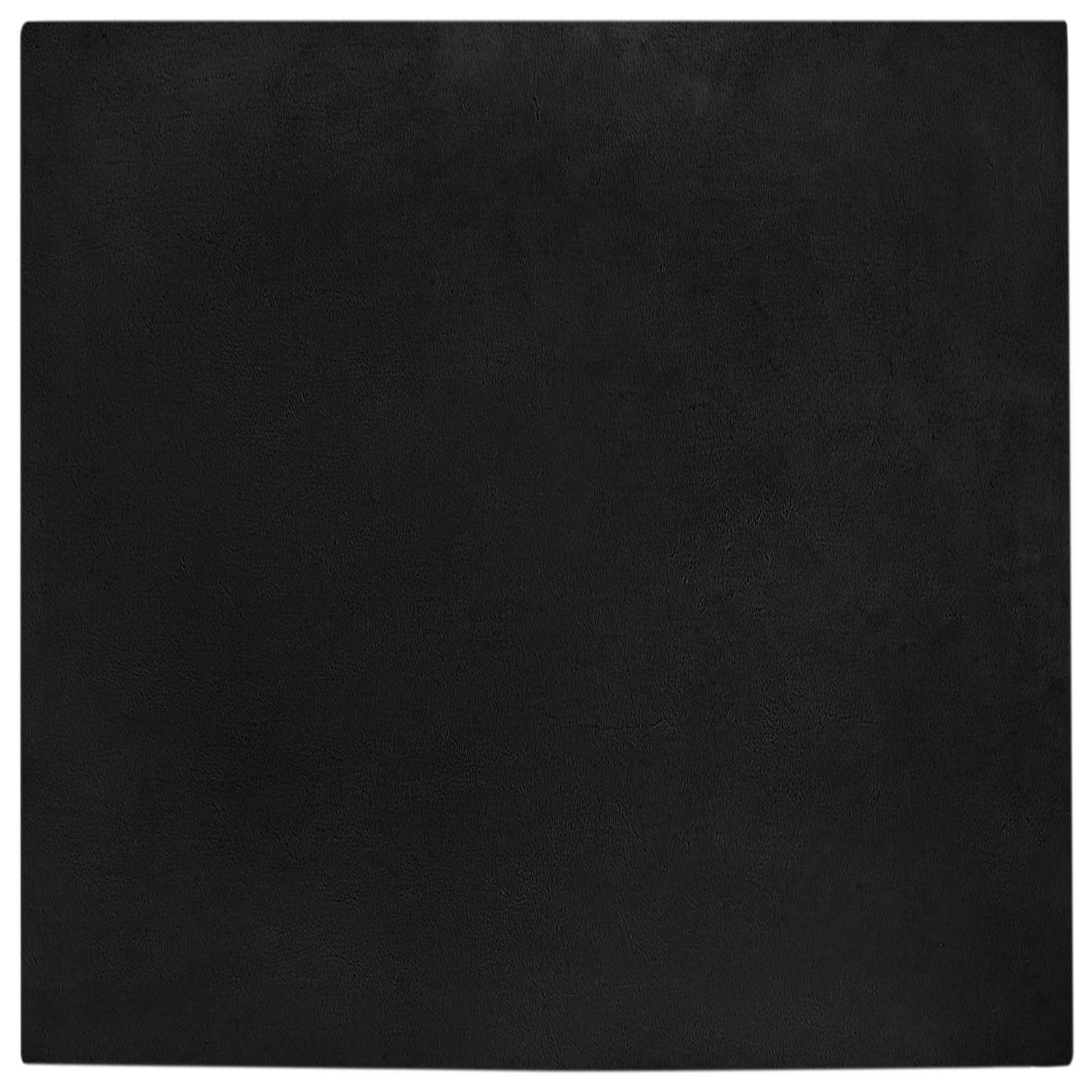 vidaXL Anti-Slip Faux Rabbit Fur Rug OLITE Black 200 x 200 cm 2