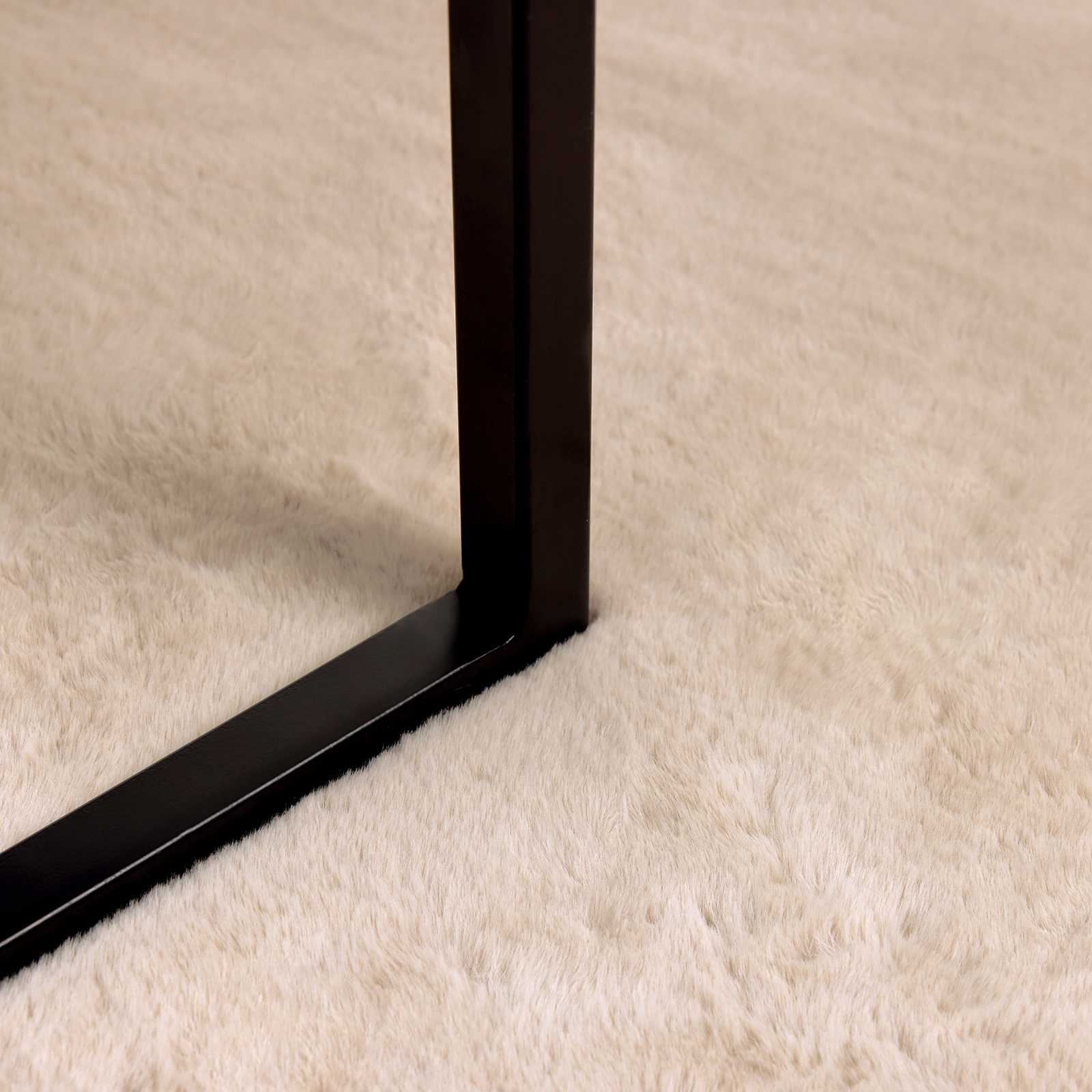 vidaXL Anti-Slip Faux Rabbit Fur Rug OLITE Taupe 160 x 230 cm 6