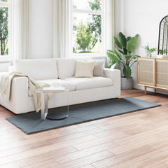 vidaXL Anti-Slip Faux Rabbit Fur Rug OLITE Anthracite 80 x 250 cm 1