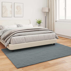vidaXL Anti-Slip Faux Rabbit Fur Rug OLITE Anthracite 120 x 170 cm 4