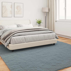 vidaXL Anti-Slip Faux Rabbit Fur Rug OLITE Anthracite 200 x 200 cm 4