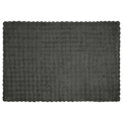 vidaXL Anti-Slip Faux Rabbit Fur Blanket Olite Dark Grey 150 x 220 cm 5