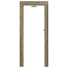 Outdoor Shower 226 cm Solid Pine Wood and Stainless Steel Natural impregnated
