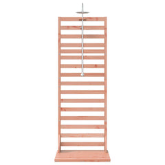 Outdoor Shower 225 cm Solid Pine Wood and Stainless Steel Natural douglas