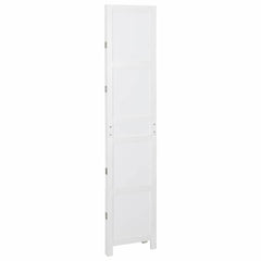 vidaXL Romdivider Panel Folding White 106 x 165 cm MDF 4