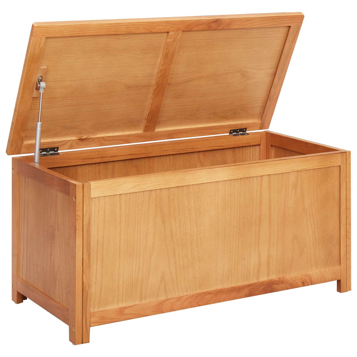 Storage Box Solid Oak Wood 90 x 45 x 45 cm