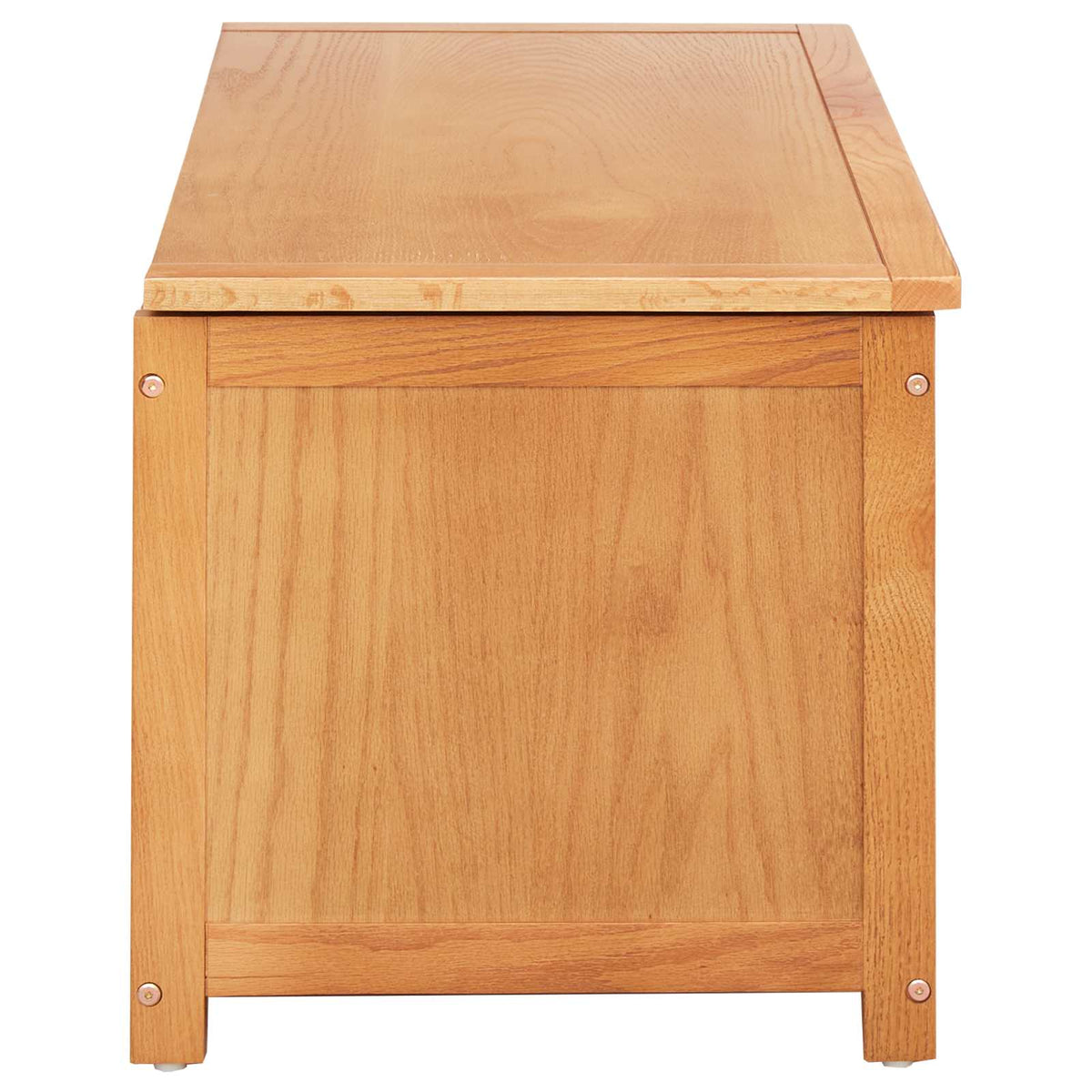 Storage Box Solid Oak Wood 90 x 45 x 45 cm