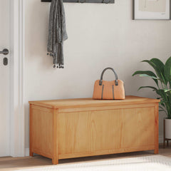 Storage Box Solid Oak Wood 110 x 45 x 45 cm