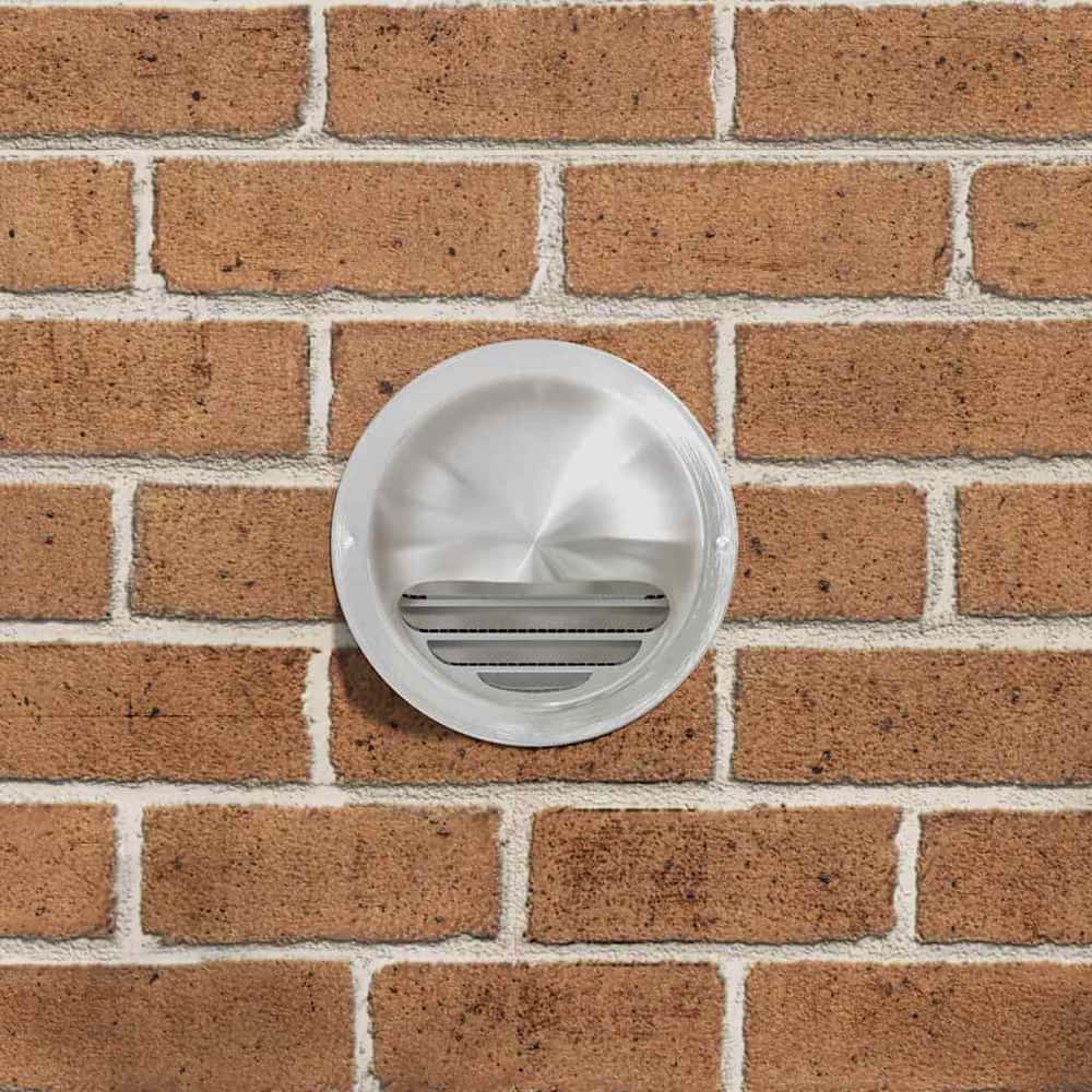 Air Vent Covers Silver Stainless Steel 150 mm