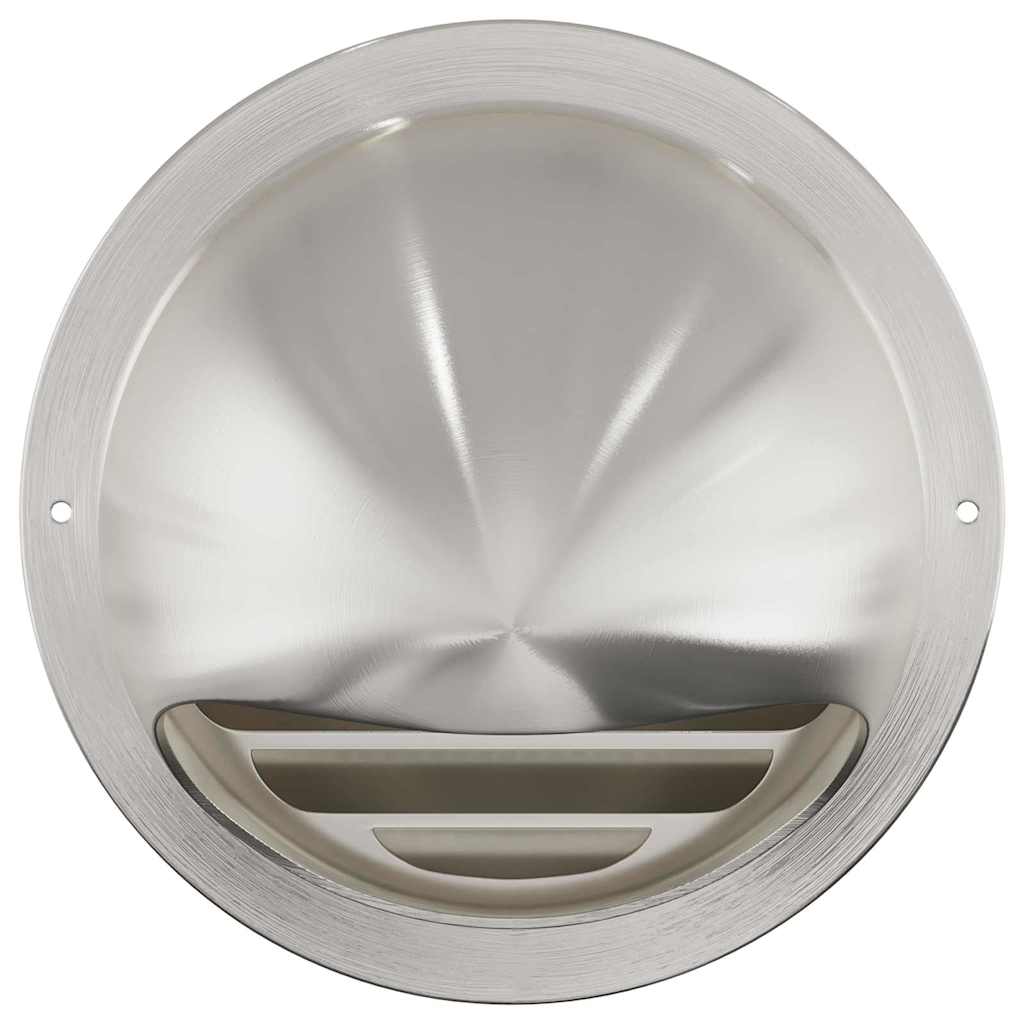 vidaXL Air Vent Covers 8 pcs Silver 150 mm Stainless Steel 5