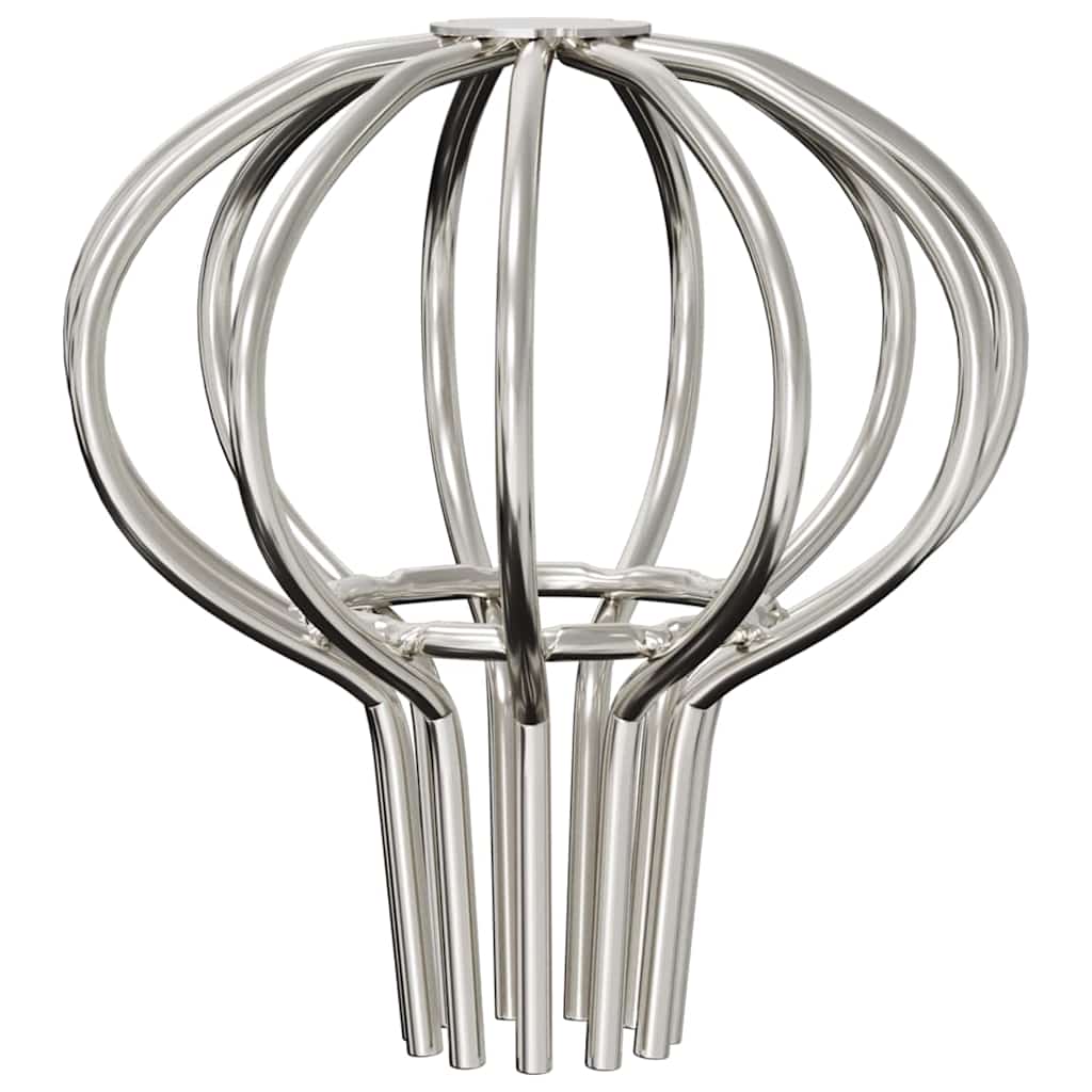 vidaXL Gutter Leaf Guard 8 pcs Silver 50 mm Stainless Steel 2