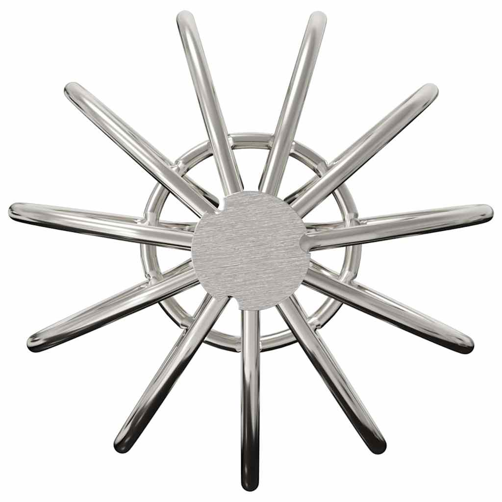 vidaXL Gutter Leaf Guard 8 pcs Silver 50 mm Stainless Steel 6