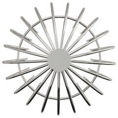 vidaXL Gutter Leaf Guard 2 pcs Silver 200 mm Stainless Steel 6