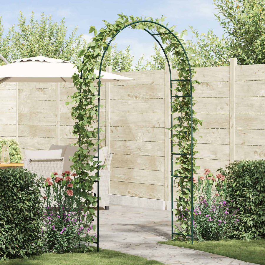 vidaXL Garden Arch Green 115 x 37 x 231 cm 1