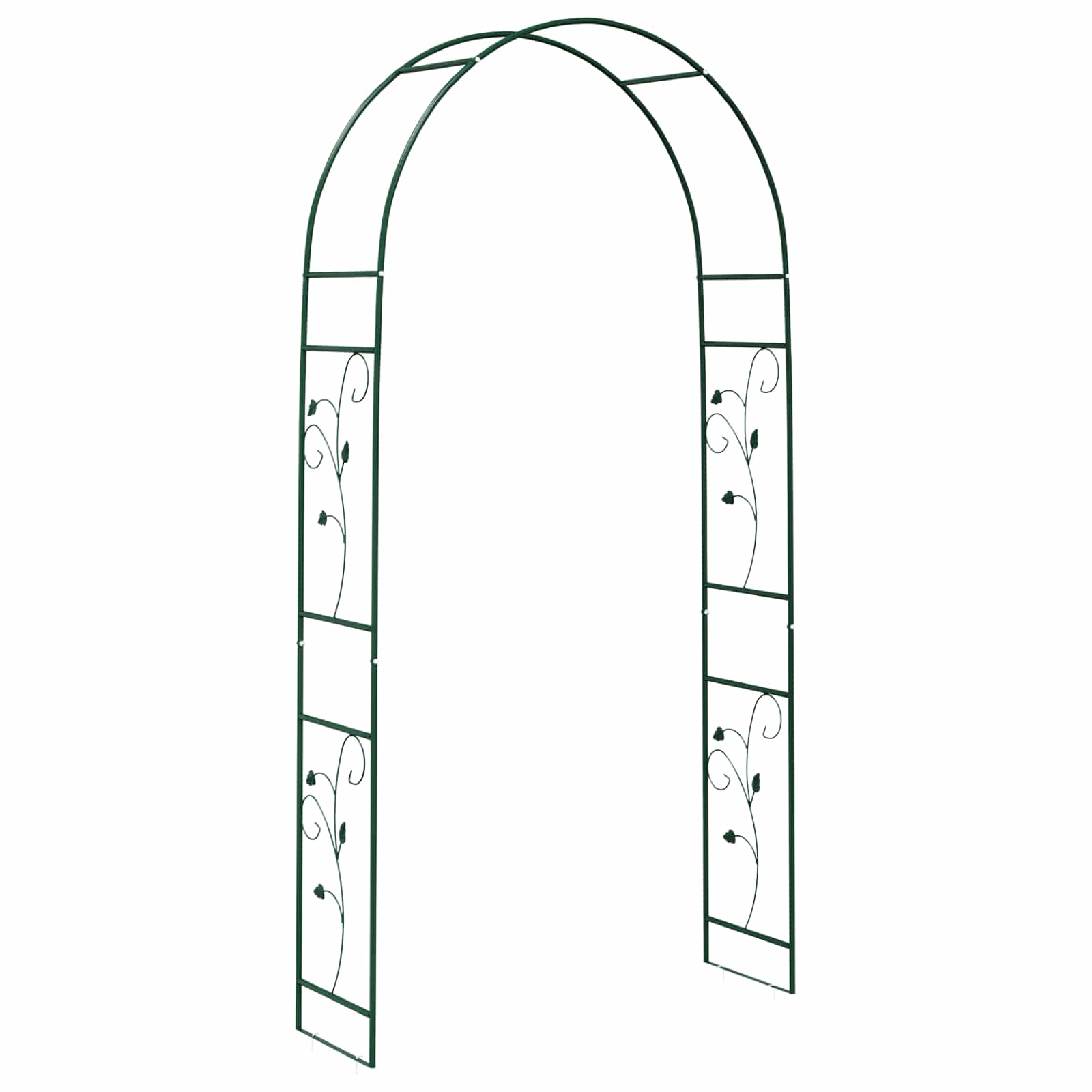 vidaXL Garden Arch Green 115 x 37 x 231 cm 2