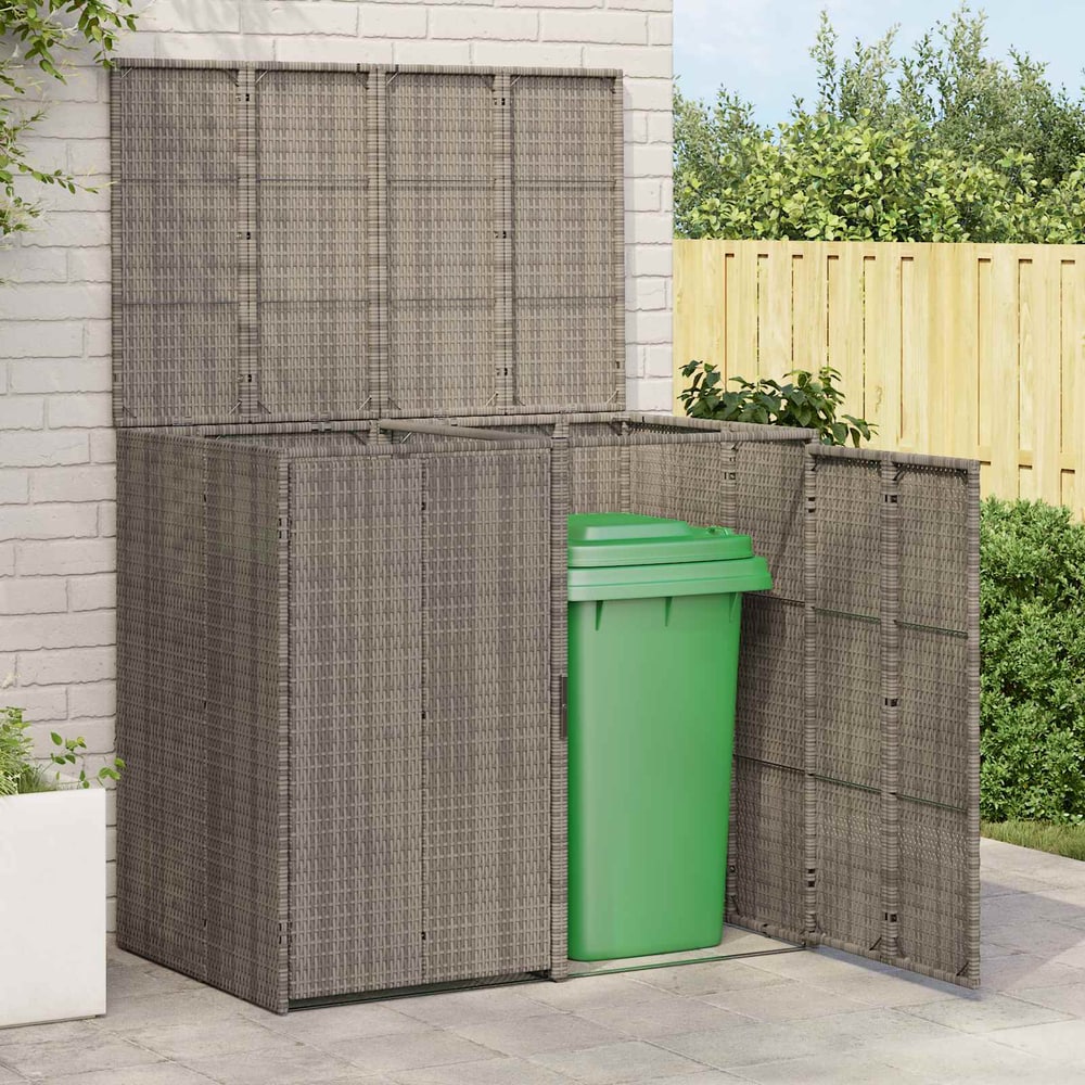 Box Garbage Bin Box 65 x 80 x 115 cm Polyethylene Grey 2