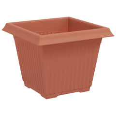 vidaXL Plant Pots 6 pcs Brick Red Plastic 6