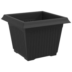 vidaXL Plant Pots 6 pcs Black Plastic 6
