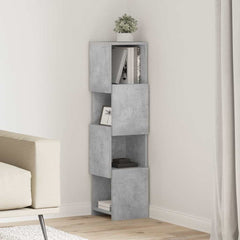 vidaXL Corner Cabinet 25.5x25x102cm Engineered Wood Concrete Grey 1