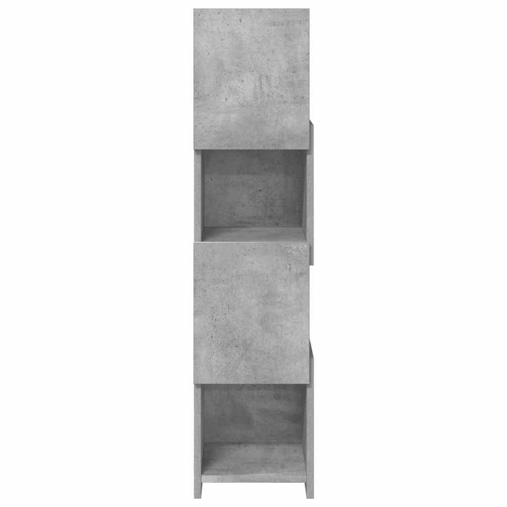 vidaXL Corner Cabinet 25.5x25x102cm Engineered Wood Concrete Grey 6