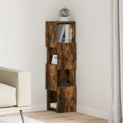 vidaXL Corner Cabinet 25.5x25x102cm Engineered Wood Smoked Oak 1