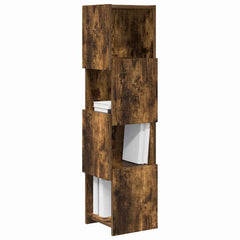 vidaXL Corner Cabinet 25.5x25x102cm Engineered Wood Smoked Oak 3