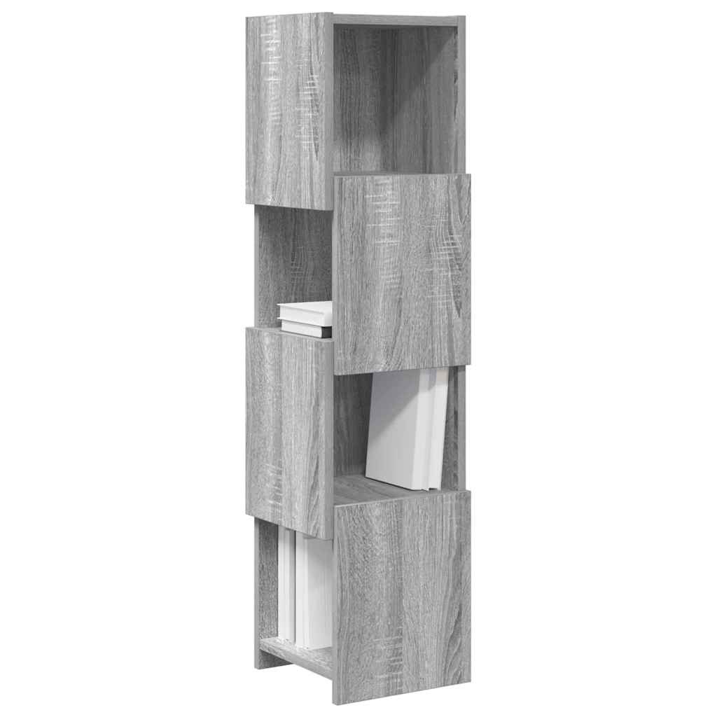 vidaXL Corner Cabinet 25.5x25x102cm Engineered Wood Grey Sonoma 3