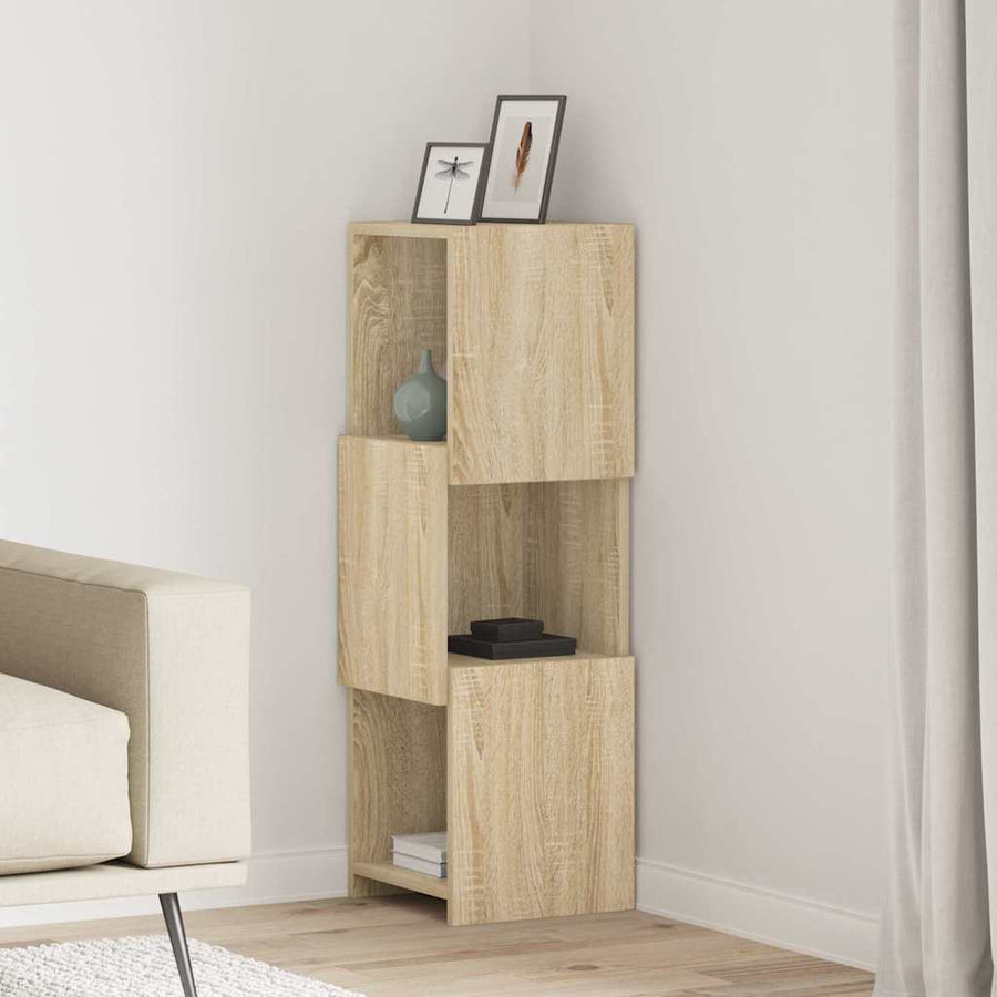 Corner Cabinet Engineered Wood Sonoma Oak