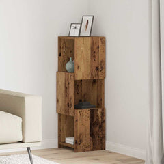vidaXL Corner Cabinet 30.5x30x95cm Engineered Wood Old Wood 1