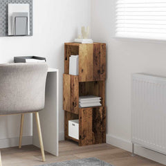 vidaXL Corner Cabinet 30.5x30x95cm Engineered Wood Old Wood 4
