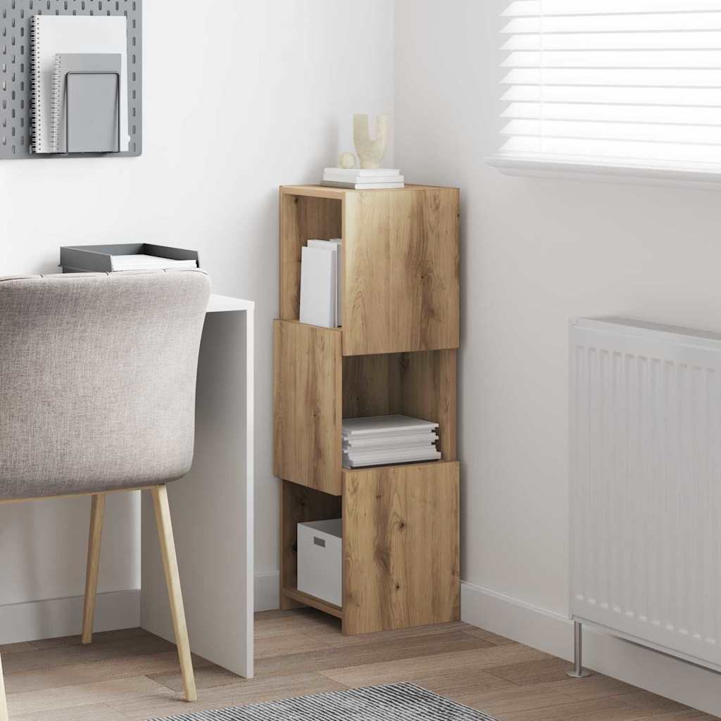 vidaXL Corner Cabinet 30.5x30x95cm Engineered Wood Artisan Oak 4