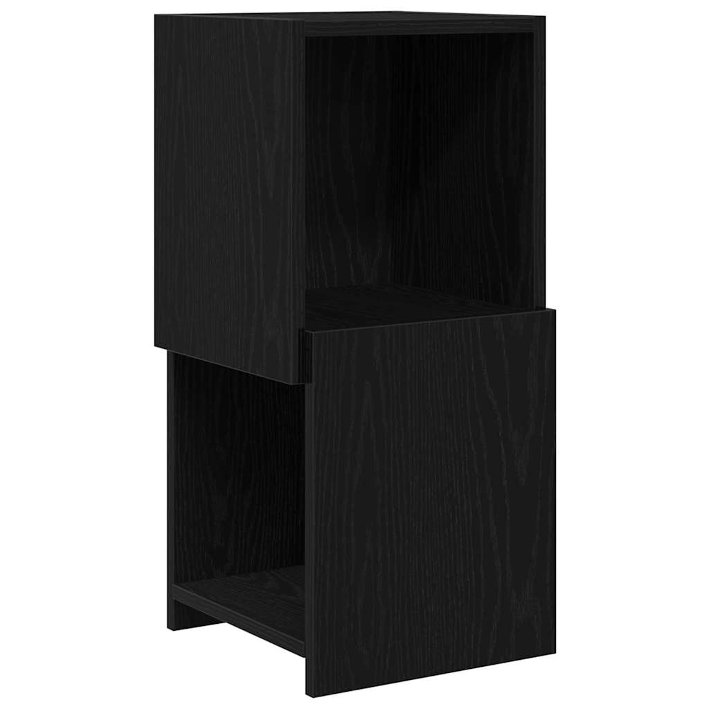vidaXL Corner Cabinet 30.5x30x65cm Engineered Wood Black Oak 2