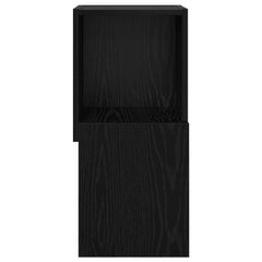 vidaXL Corner Cabinet 30.5x30x65cm Engineered Wood Black Oak 5