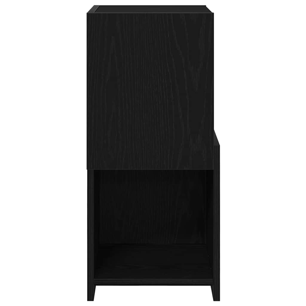 vidaXL Corner Cabinet 30.5x30x65cm Engineered Wood Black Oak 6