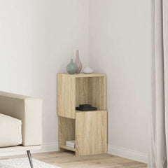 vidaXL Corner Cabinet 30.5x30x65cm Engineered Wood Sonoma Oak 1