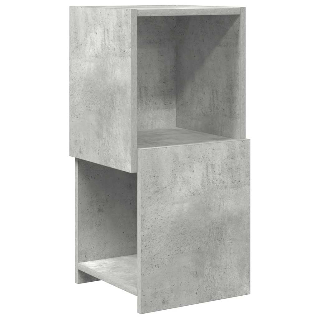 vidaXL Corner Cabinet 30.5x30x65cm Engineered Wood Concrete Grey 2