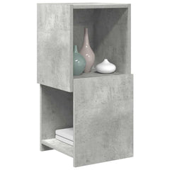 vidaXL Corner Cabinet 30.5x30x65cm Engineered Wood Concrete Grey 3