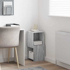 vidaXL Corner Cabinet 30.5x30x65cm Engineered Wood Grey Sonoma 4