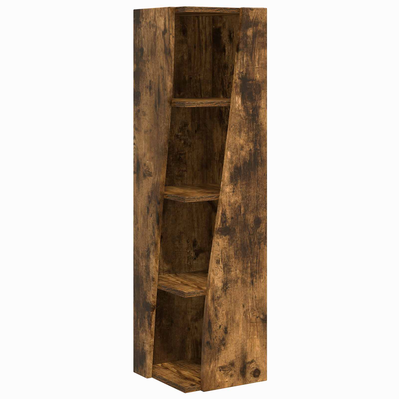 vidaXL Corner Cabinet 27.5x27x102cm Engineered Wood Smoked Oak 2